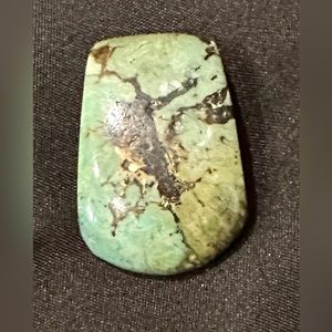 Turquoise pendent; 1 1/2”